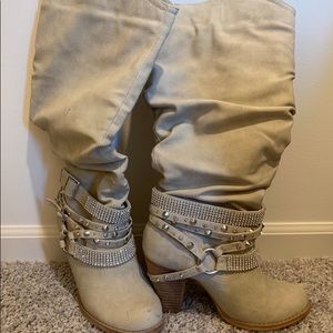 Blinged out cowboy boots